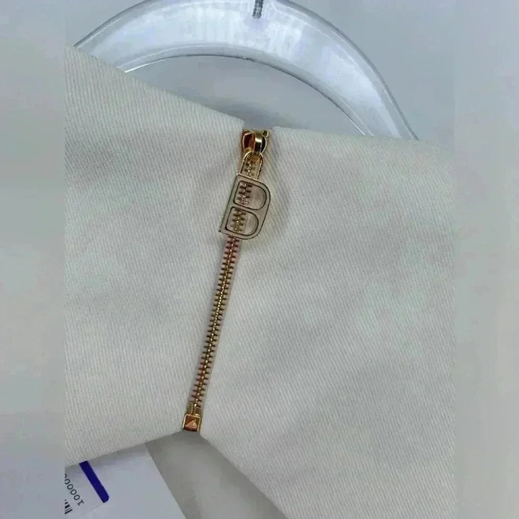 NWT $2300 Brandon Maxwell Women's White Backless Cutout Cady Dress Size 8 - Picture 6 of 15